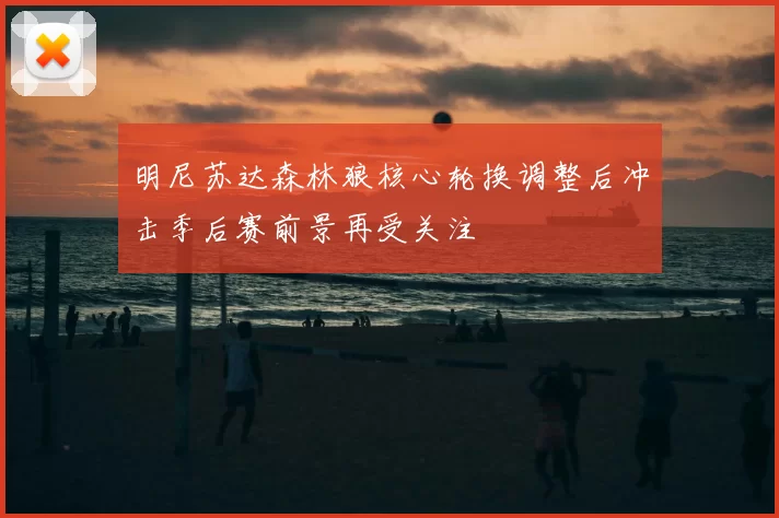 明尼苏达森林狼核心轮换调整后冲击季后赛前景再受关注